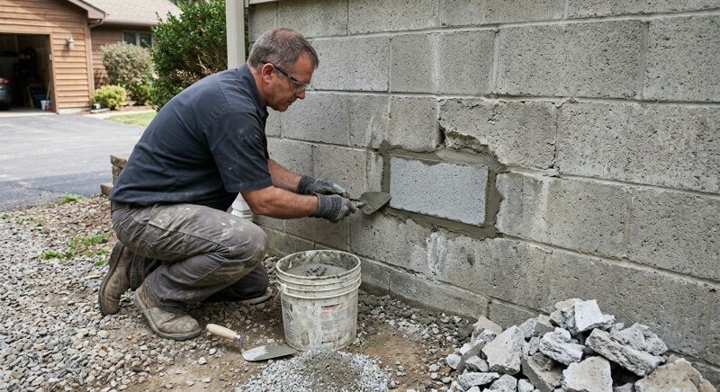 Block Wall Repair in Pontiac, MI