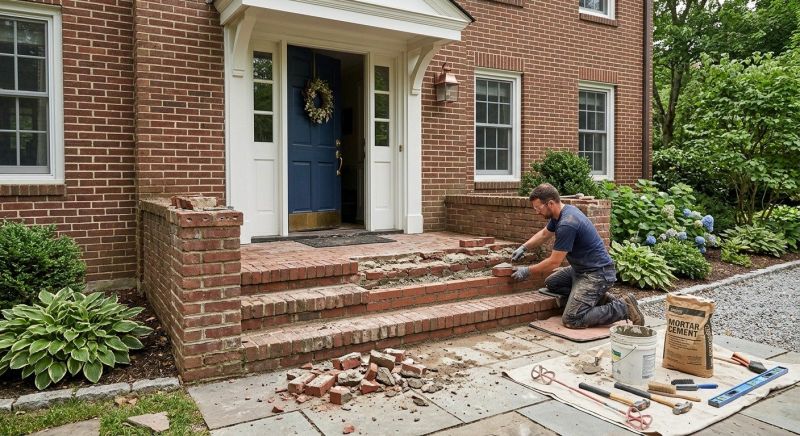 Brick Flatwork Repair in Keego Harbor, MI
