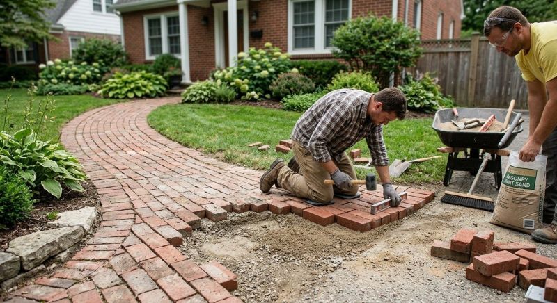 Brick Flatwork Repair in Oak Park, MI
