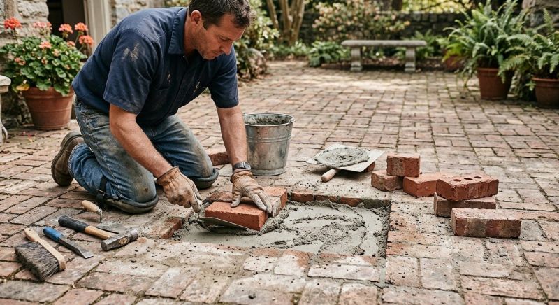 Brick Flatwork Repair in Royal Oak, MI