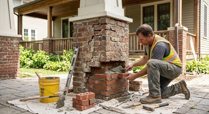 Brick Restoration in Birmingham, MI
