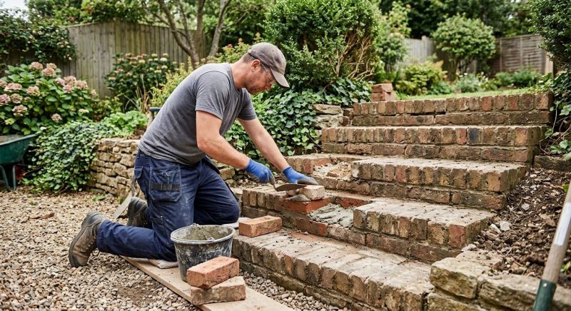 Brick Stairs Repair in Commerce Township, MI