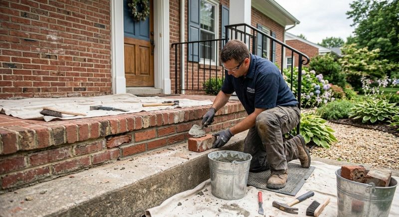 Brick Stairs Repair in Madison Heights, MI
