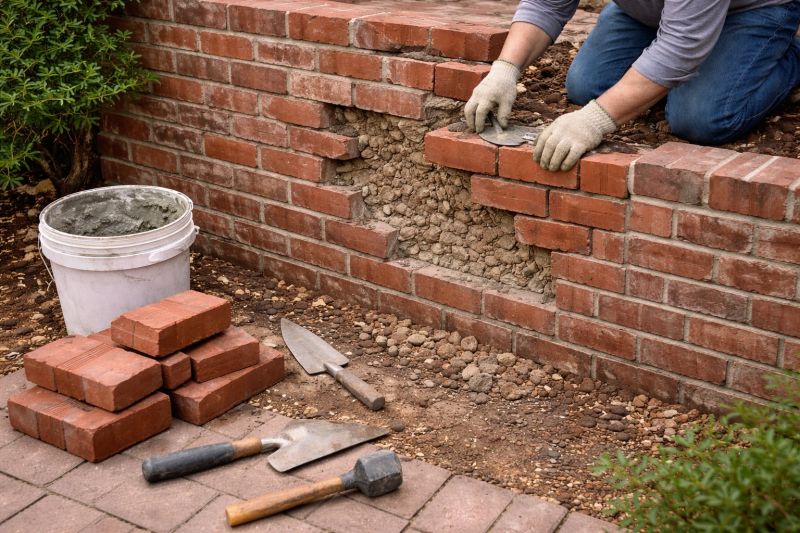 Brick Wall Repair in Hartland, MI