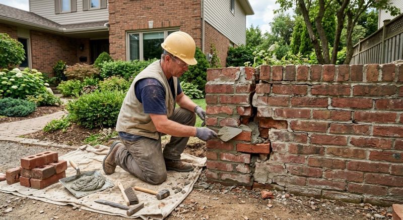 Brick Wall Repair in Plymouth, MI