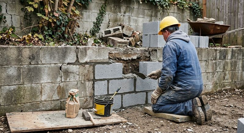 Concrete Block Repair in Auburn Hills, MI
