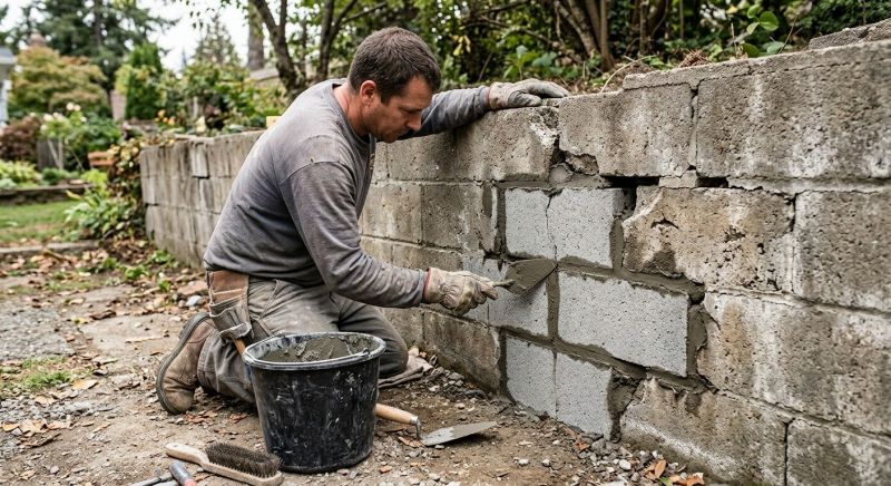 Concrete Block Repair in Madison Heights, MI