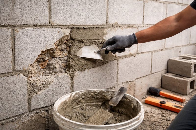 Concrete Block Repair in Saline, MI