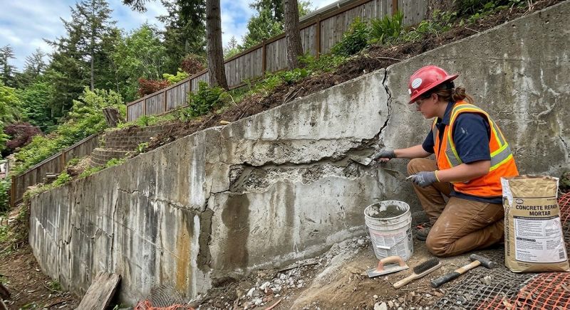 Retaining Wall Repair in Berkley, MI