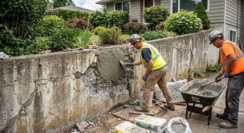 Retaining Wall Repair in Livonia, MI