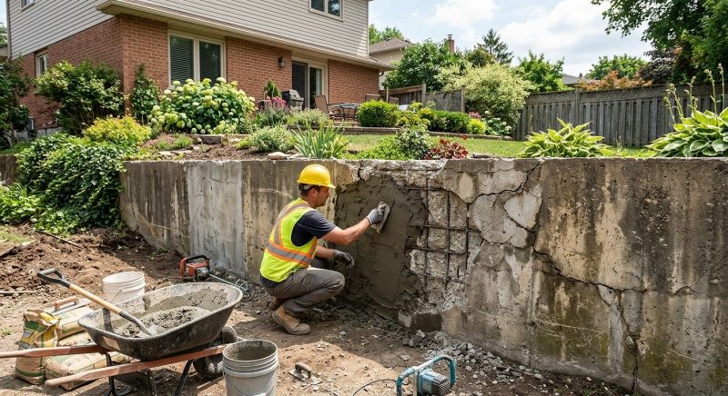 Retaining Wall Repair in Westland, MI