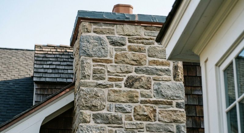 Stone Chimney Installation in Oakland County, MI