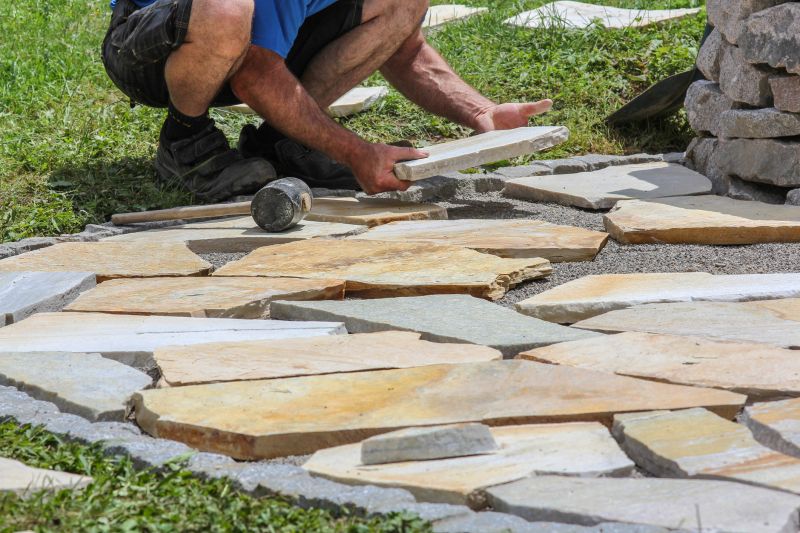 Stone Walkway Repair in Plymouth, MI
