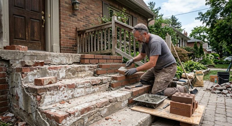 Stonework Repair in Dearborn Heights, MI